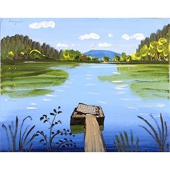 Obrázek Peter Angermann - Hráz rybníka Kulmberg