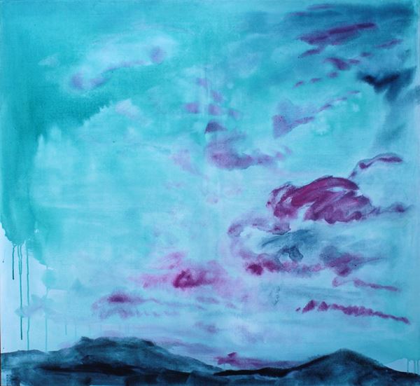 Obrázek z Pavla Krkošková - Kozubová, Ostrý - Pohled z okna 