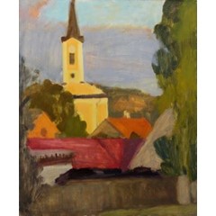 Obrázek Karel Krejčí - kostel v Beneticích IV.